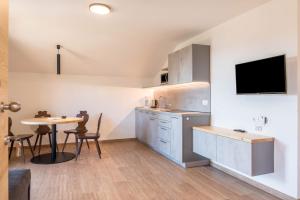 Kuchyň nebo kuchyňský kout v ubytování Nigglhof Apartment Maria + 13 fotografií