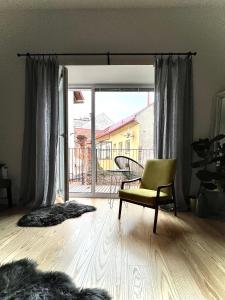 Posezení v ubytování Boutique REZIDENCE BAAR
