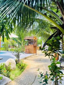 Zahrada ubytování Hoang Phuc resort