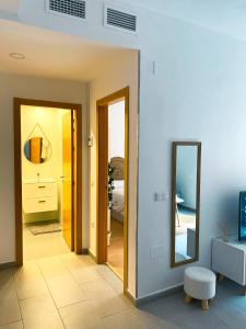 Koupelna v ubytování Apartment Rosario in Malaga center