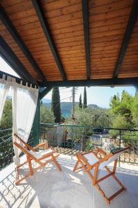A balcony or terrace at Eleni's Guesthouse