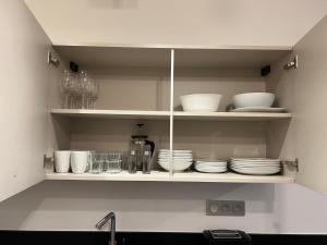 A kitchen or kitchenette at CARLINA 105