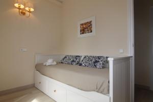 Postel nebo postele na pokoji v ubytování Rubí: Luminoso apartamento a 1 minuto de la playa