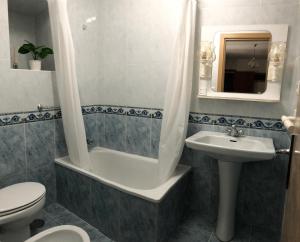 Koupelna v ubytování Casa Pepe La Rosa
