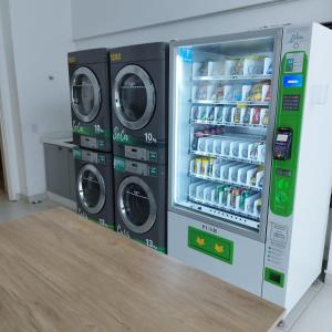 two vending machines in a store with food inside at Rio Stay Suite B in Rio de Janeiro