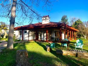 Vrt pred nastanitvijo Casa tranquila y central con piscina en Olmué