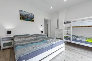 Poschodová posteľ alebo postele v izbe v ubytovaní Wellness Villa Klínovec Views