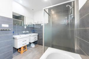 Koupelna v ubytování Wellness Villa Klínovec Views