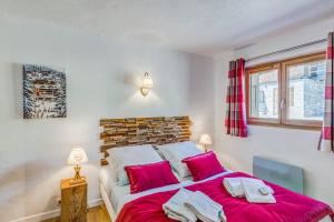 Posteľ alebo postele v izbe v ubytovaní Appartement Alpage - Welkeys