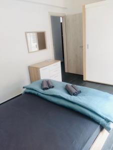Postel nebo postele na pokoji v ubytování Soners Dream Apartment