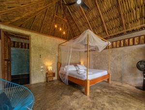 Casa Chapolin Boutique Guesthouse客房内的一张或多张床位