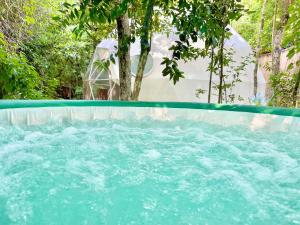 Bazén v ubytování Ku kuk Glamping nebo v jeho okolí