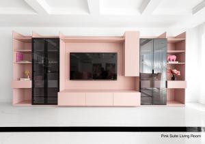A television and/or entertainment centre at Luxury Suites by NOK ISTANBUL NISANTASI
