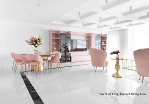 A seating area at Luxury Suites by NOK ISTANBUL NISANTASI