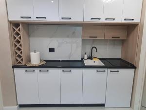 A kitchen or kitchenette at Pansion Eden