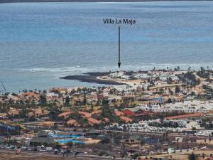 Pohľad z vtáčej perspektívy na ubytovanie Villa La Maja Beachfront