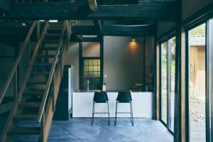 Kominkayado LOOF Shikinoie的休息区