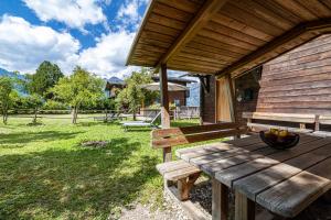 Vonkajšia záhrada v ubytovaní Bergchalet Refugium Martius