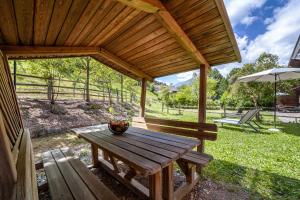 Vonkajšia záhrada v ubytovaní Bergchalet Refugium Martius
