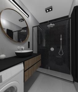 Kúpeľňa v ubytovaní Stylowe Apartamenty Plewiska