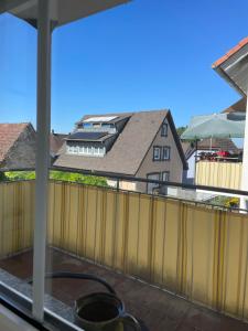 a view from the balcony of a house at Ferienwohnung Kestel in Bad Bellingen +3 photos