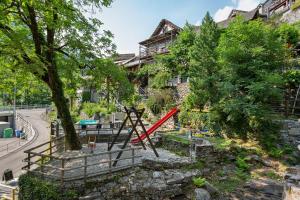 Zahrada ubytování Rustici della Verzasca Ferien Wohnungen