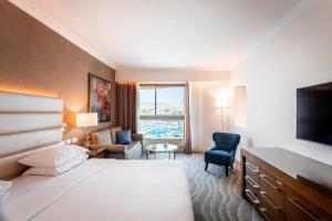 Voodi või voodid majutusasutuse Queen of Sheba Eilat toas