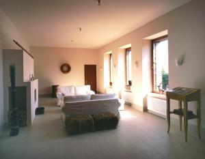 Ένα ή περισσότερα κρεβάτια σε δωμάτιο στο Seehotel Am Neuklostersee