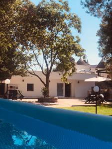 a view of a house with a tree and a pool at Villa Valentina in Locorotondo