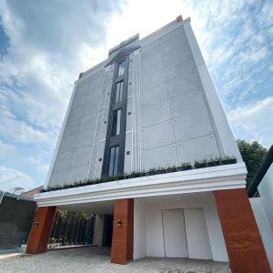 Byggingin sem hostelið er í