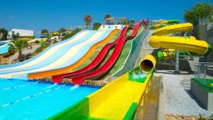 a colorful water slide at a water park at Estudio Platero in Nerja
