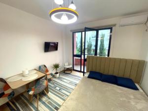 Posezení v ubytování Apartments in Golem