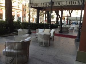 A seating area at Zanhotel Tre Vecchi