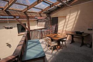 Χώρος καθιστικού στο Ferienwohnung-Monteurzimmer Rolandseck