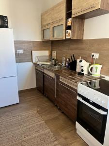 Kuchyňa alebo kuchynka v ubytovaní Edmond Apartment