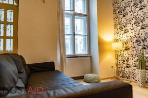 A seating area at A5 Apartment - Budapest - hostAID