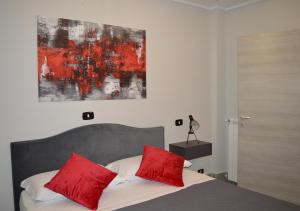 A bed or beds in a room at B&B Aquino in Terrazza