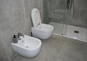 A bathroom at B&B Aquino in Terrazza