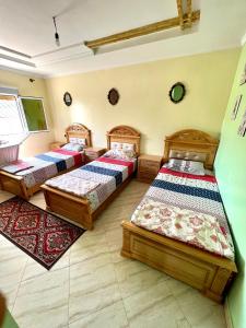 Ein Bett oder Betten in einem Zimmer der Unterkunft Nice Apartement au cornich de nador