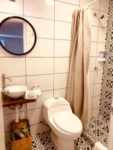 Ένα μπάνιο στο Casa Porta