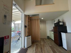 Cucina o angolo cottura di Necoana Glamping富士山景BBQトレーラーヴィラ
