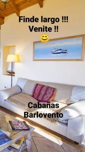 Posezení v ubytování Cabañas Barlovento