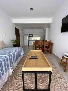 Postel nebo postele na pokoji v ubytování Departamento con vista en Los Perales