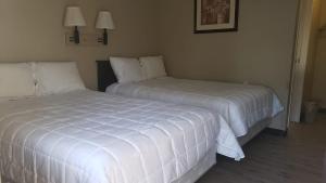 Una cama o camas en una habitación de FairBridge Inn & Suites Richmond Hill