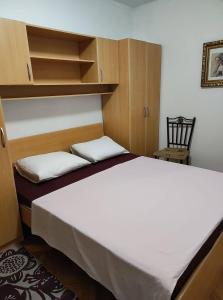 Postel nebo postele na pokoji v ubytování Luka