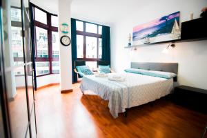 Posteľ alebo postele v izbe v ubytovaní Casa Canteras