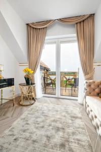 Prostor za sedenje u objektu Bulwar Residence & Wellness