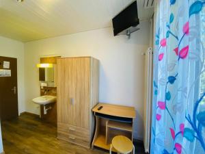 Koupelna v ubytování HOTEL CHRISTINA