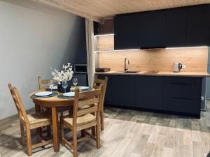 Kuchyň nebo kuchyňský kout v ubytování Lotes apartamenti