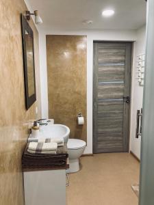 Koupelna v ubytování Lotes apartamenti